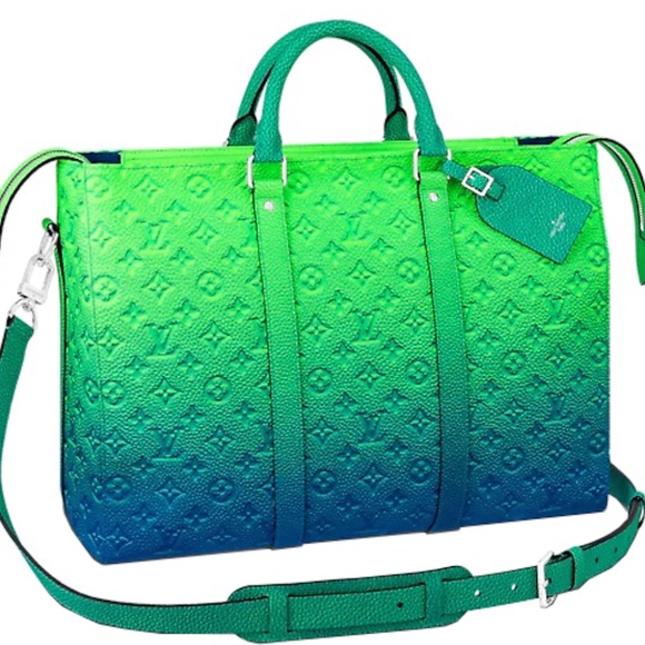 RARE Louis Vuitton Monogram Illusion Leather Keepall Tote Virgil Abloh M59688 - Picture 1 of 12